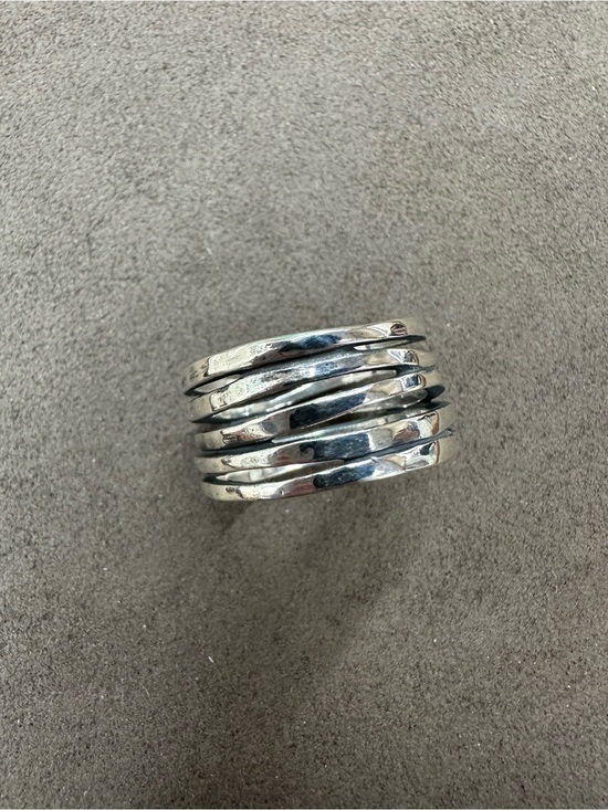 James Avery Jewelry - James Avery RETIRED Hammered Stacked Band Size 10